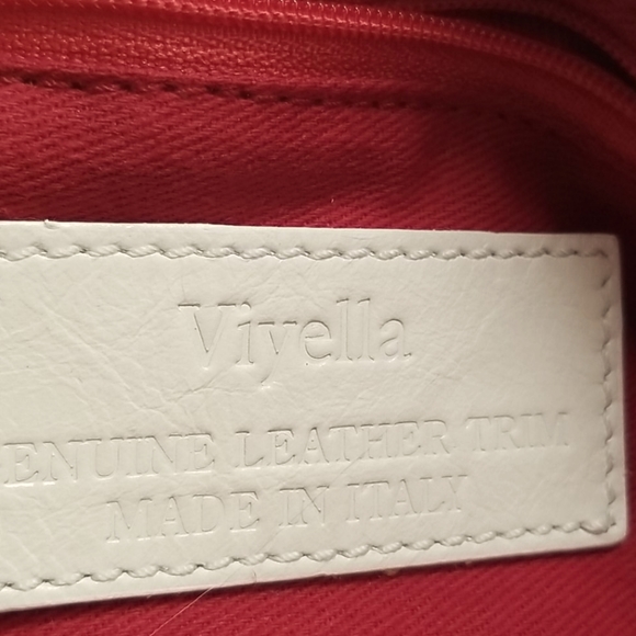 VIYELLA Canvas & Leather Handbag - Picture 8 of 13